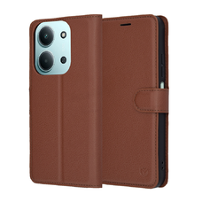 Xiaomi Redmi 15C 4G / Redmi 15C 5G Barna Techsuit Leather Folio tok