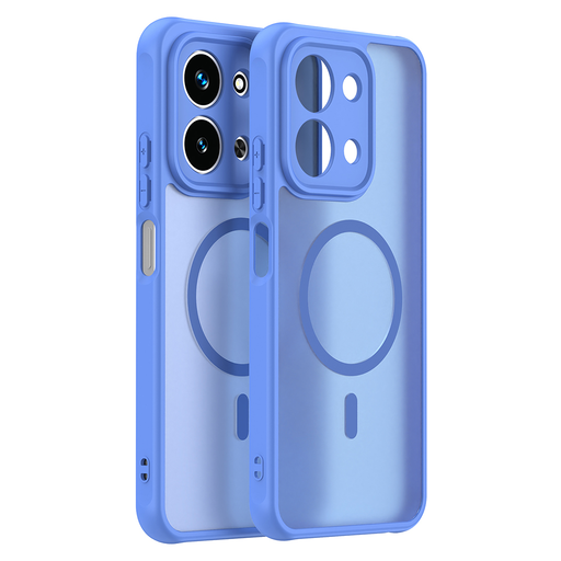 Xiaomi Redmi 15C 4G / Redmi 15C 5G Sky Blue Techsuit - HaloFrost II MagSafe tok Xiaomi Redmi 15C 4G / Redmi 15C 5G Sky Blue Techsuit - HaloFrost II MagSafe tok