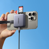 Ugreen CM898 3 az 1-ben MagSafe USB-C kártyaolvasó, SD/TF (fekete) - 3. kép Ugreen CM898 3 az 1-ben MagSafe USB-C kártyaolvasó, SD/TF (fekete) - 3. kép