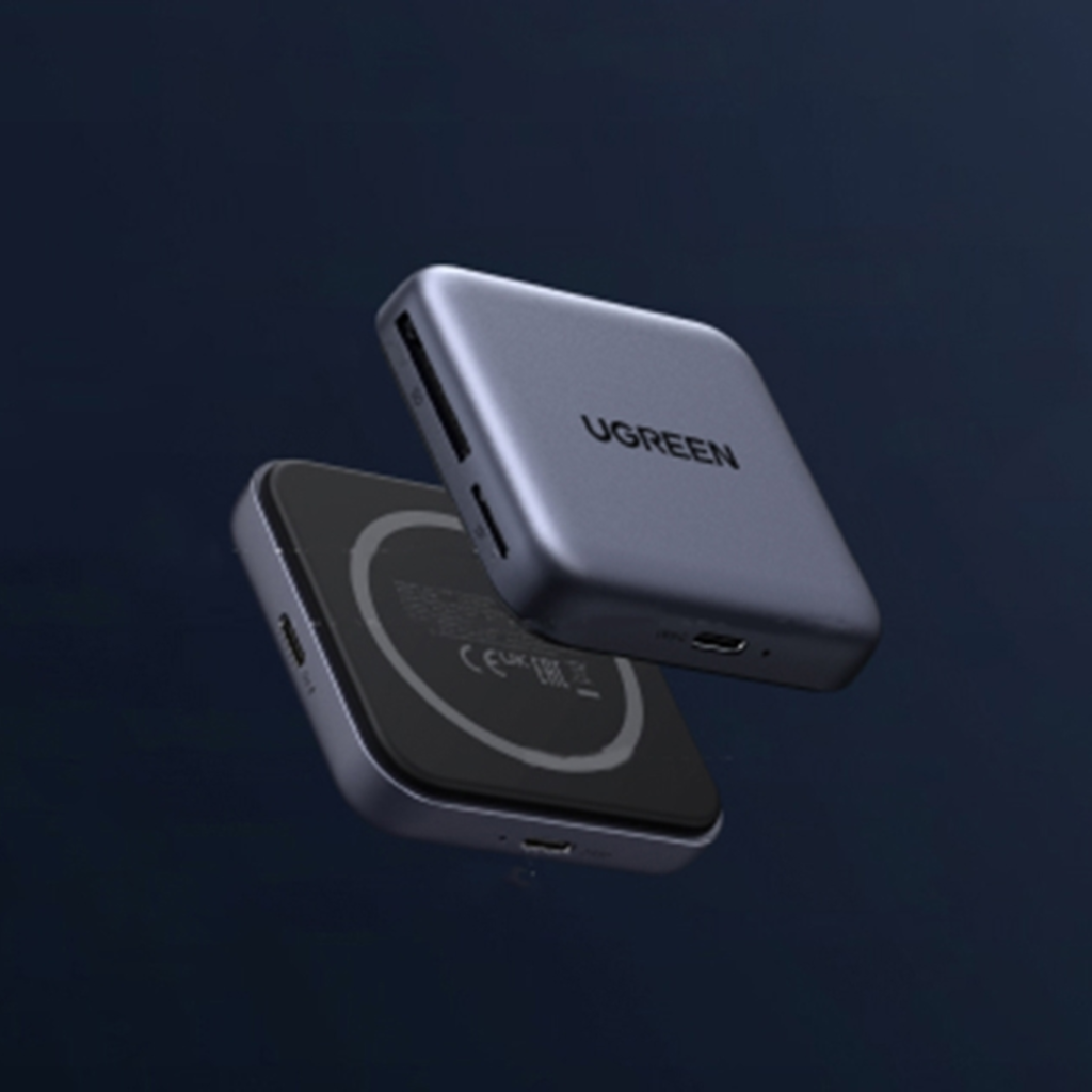 Ugreen CM898 3 az 1-ben MagSafe USB-C kártyaolvasó, SD/TF (fekete) - 7