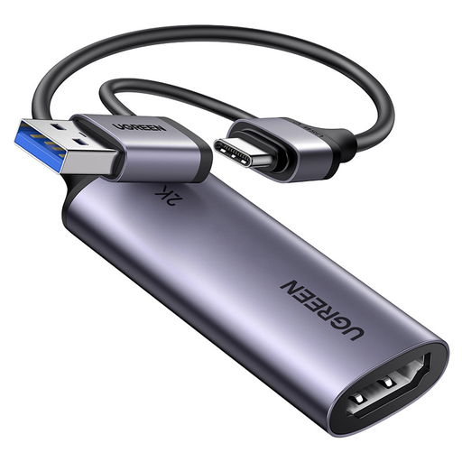 HDMI-USB Videó Rögzítő Kártya Ugreen CM629, 2K 30Hz