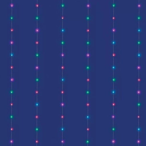 iSparkle LEDS120CV-2 micro LED-es fényfüggöny, 2x2 m / 120 db RGB LED, applikációval vezérelhető, smart, kül- és beltéri kivitel iSparkle LEDS120CV-2 micro LED-es fényfüggöny, 2x2 m / 120 db RGB LED, applikációval vezérelhető, smart, kül- és beltéri kivitel