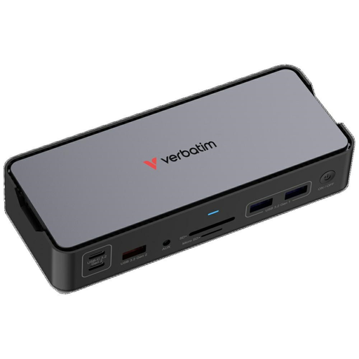 Verbatim Pro 15 az 1-ben USB-C dokkolóállomás - 2xHDMI/DisplayPort/RJ45/4xUSB-A/4xUSB-C/SD/microSD/Audio Verbatim Pro 15 az 1-ben USB-C dokkolóállomás - 2xHDMI/DisplayPort/RJ45/4xUSB-A/4xUSB-C/SD/microSD/Audio