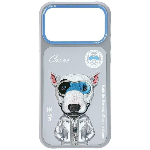 Nimmy Cool&Cute 2.0 kutya tok iPhone 17 Pro Max - szürke Nimmy Cool&Cute 2.0 kutya tok iPhone 17 Pro Max - szürke