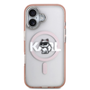 iPhone 17 Karl Lagerfeld - IML Choupette Sketch Logo MagSafe (KLHMP17SHGCHGKBP) - Pink tok - 0. kép