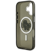 iPhone 17 Karl Lagerfeld - IML Glitter Karl & Choupette Sketch Logo MagSafe (KLHMP17SHGKCGKBK) - Fekete tok - 3. kép