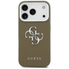 iPhone 17 Pro Guess - Hardcase Grained Big 4G Classic Logo (GUHCP17LPG4SMCEW) - Barna tok - 0. kép