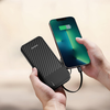 Dudao K11 10000mAh Powerbank with Built-in Cables - Black - 0. kép Dudao K11 10000mAh Powerbank with Built-in Cables - Black - 0. kép