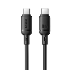 Baseus Silky Series 100W USB-C - USB-C 1m Kábel - Fekete