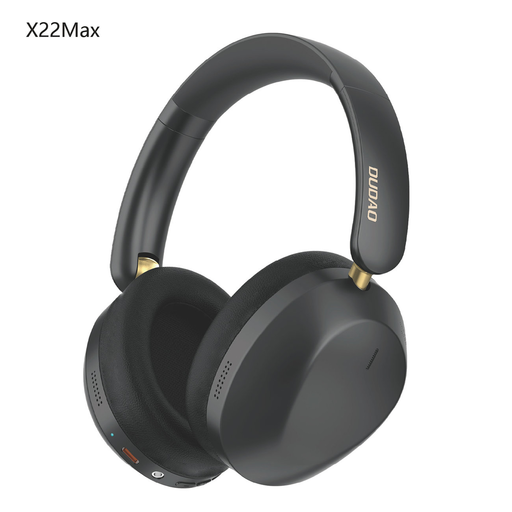 Dudao X22 Max Vezeték nélküli On-Ear Bluetooth Fejhallgató ANC-vel - Fekete Dudao X22 Max Vezeték nélküli On-Ear Bluetooth Fejhallgató ANC-vel - Fekete
