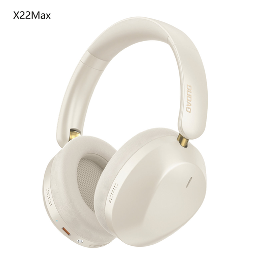 Dudao X22 Max Vezeték nélküli On-Ear Bluetooth Fejhallgató ANC-vel - Bézs Dudao X22 Max Vezeték nélküli On-Ear Bluetooth Fejhallgató ANC-vel - Bézs
