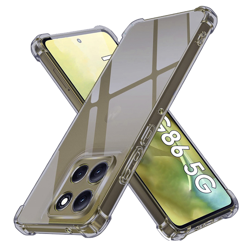  Motorola Moto G86 Füstfekete Techsuit Shockproof Clear Silicone tok