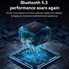 Yesido - Vezeték nélküli fejhallgató (EP08) - Bluetooth V5.3-mal, Aktív zajszűréssel, Mikrofonnal, 500mAh - Fekete - 3. kép
