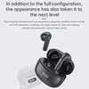 Yesido Wireless Earbuds (TWS19) - ENC-vel, Érintésvezérléssel, Bluetooth V5.3-mal, LED Kijelzővel, Félhallgató Designnal, 470mAh - Fekete - 1. kép