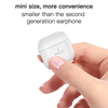 Yesido - Wireless Fülhallgató (TWS17) - Bluetooth V5.1-gyel, félig fülbe helyezhető kialakítással, 200mAh, Type-C - Fehér - 1. kép