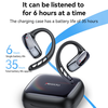 Yesido - Vezeték nélküli fülhallgató (YSP24) - Bluetooth V5.4-gyel, nyitott fül kialakítás, 400mAh, Type-C - Fekete - 3. kép