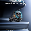 Yesido Autós Töltő (Y70) FM Transzmitterrel, Kettős USB-C + USB-A Port, Bluetooth 5.3, 15W - Fekete - 0. kép Yesido Autós Töltő (Y70) FM Transzmitterrel, Kettős USB-C + USB-A Port, Bluetooth 5.3, 15W - Fekete - 0. kép