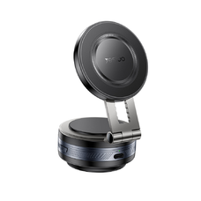 Yesido - Autós tartó vezeték nélküli töltéssel (C225) - MagSafe, műszerfalhoz, elektromos vákuumzár, 360°, univerzális - Fekete