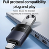 OTG Adapter (GS31) - Type-C to USB, QC18W, Aluminum Alloy, Plug&Play - Szürke Yesido - 2. kép