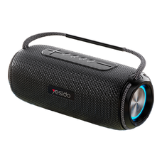 Wireless Speaker Yesido (YSW11) - Bluetooth 5.0, RGB világítás, IPX6, Kettős hangszóró, TF, USB, AUX, 2600mAh, 40W - Fekete