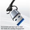 Yesido Ethernet Adapter (HB26) - USB, Type-C to RJ45, Windows, MacOS, Linux, 1000Mbps - Szürke - 2. kép Yesido Ethernet Adapter (HB26) - USB, Type-C to RJ45, Windows, MacOS, Linux, 1000Mbps - Szürke - 2. kép