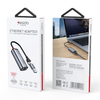 Yesido Ethernet Adapter (HB26) - USB, Type-C to RJ45, Windows, MacOS, Linux, 1000Mbps - Szürke - 4. kép Yesido Ethernet Adapter (HB26) - USB, Type-C to RJ45, Windows, MacOS, Linux, 1000Mbps - Szürke - 4. kép