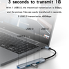 Yesido 4in1 (HB17) Csatlakozóállomás - Type-C to 1x USB3.0, 3x USB2.0, Plug&Play, 5Gbps, Alumínium Ötvözet - Szürke - 0. kép Yesido 4in1 (HB17) Csatlakozóállomás - Type-C to 1x USB3.0, 3x USB2.0, Plug&Play, 5Gbps, Alumínium Ötvözet - Szürke - 0. kép