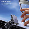 Autós telefontartó Yesido (C245) - Mágneses, légrostélyra szerelhető, továbbfejlesztett rögzítő, szabad forgatási szög - Fekete - 1. kép