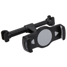 Yesido Autós tartó hátsó üléshez, szilikon klip, 360°, 4-10 hüvelyk méretű eszközökhöz - Fekete