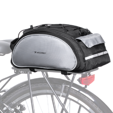 Wozinsky Bike Pannier Bag with Shoulder Strap 13L Black (WBB1BK)