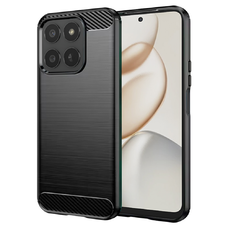 Honor 400 Smart / X7d 4G Fekete Techsuit - Carbon Silicone tok