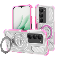 Xiaomi Redmi 15 4G / Redmi 15 5G Rózsaszín Átlátszó Techsuit Carbon Shield PRO tok