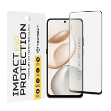 Honor 400 Smart / X7d 4G Fekete Techsuit - ESD Glass üvegfólia