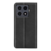 Xiaomi 15T mágneses flip bőrtok – Retro-skin, fekete - 0. kép