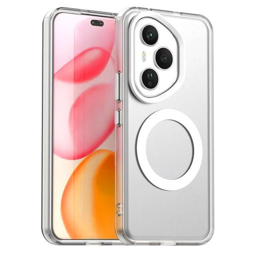 Honor 400 Pro Magsafe kompatibilis hibrid Candy tok – fehér (160,8 mm Global verzió)