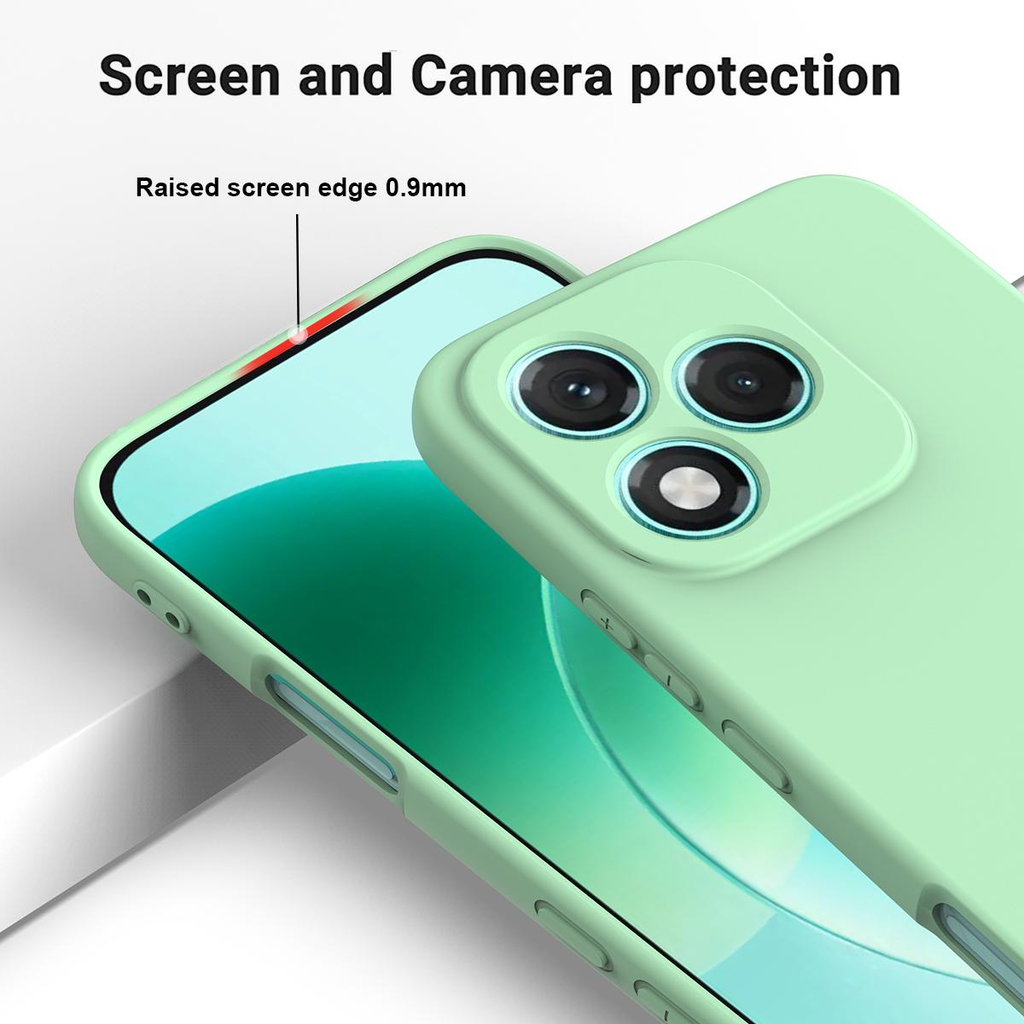 Honor 400 Lite szilikon tok csuklópánttal – világoszöld - 7