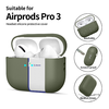 Apple AirPods Pro 3 szilikon tok olívazöld - 2. kép