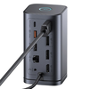 Baseus Spacemate 11in1 HUB (B00568101813-00) - USB-C 2xHDMI, 2xDP, 3xUSB, 2xUSB-C, RJ45, Jack - Űrszürke - 2. kép Baseus Spacemate 11in1 HUB (B00568101813-00) - USB-C 2xHDMI, 2xDP, 3xUSB, 2xUSB-C, RJ45, Jack - Űrszürke - 2. kép