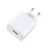 USB-C kábel + XO falitöltő CE02D QC 3.0 18W 1x USB fehér - 0. kép