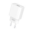USB-C kábel + XO falitöltő CE02D QC 3.0 18W 1x USB fehér - 1. kép