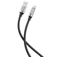 XO NB251 USB - USB-C 1,0 m 6A fekete Type-C USB kábel