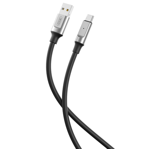 XO NB251 USB - USB-C 1,0 m 6A fekete Type-C USB kábel