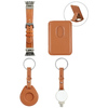 4 az 1-ben tartozékkészlet 4smarts Style MagSafe pénztárca, Apple Watch töltő, szíj Apple Watch-hoz, barna thumbnail