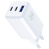 3MK Hyper GaN Töltő 65W 1xUSB-A 2xUSB-C PD QC4+ fehér - 2. kép