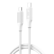 XO USB-C - USB-C kábel NB-Q265B PD 1,0m 60W fehér