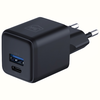 3MK Hyper GaN Töltő 20W fali töltő 1xUSB-A 1xUSB-C PD QC4+ fekete - 4. kép