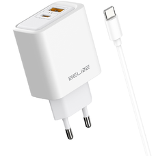 Beline 45W fali töltő + USB-C kábel BLN2CW45C fehér