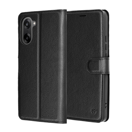 OnePlus Nord CE5 Fekete Techsuit Leather Folio tok