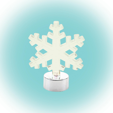 LED-es asztali dísz, hókristály