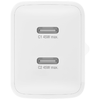 Wall charger 4smarts PDPlug Dual   45W GaN 2xUSB-C white - 1. kép